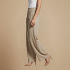 Cotton Linen High Waist Pants Fashion Grand