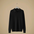 Men's slim fit long sleeve polo shirt Fashion Grand