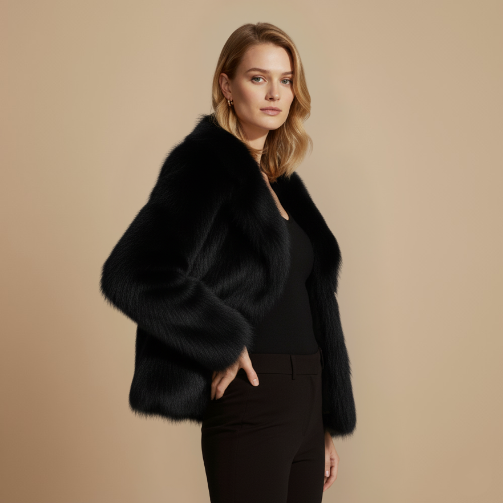 Soft faux fur coat for women Fashion Grand