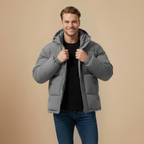 Men's Oversized Hooded Fleece Winter Parka Fashion Grand
