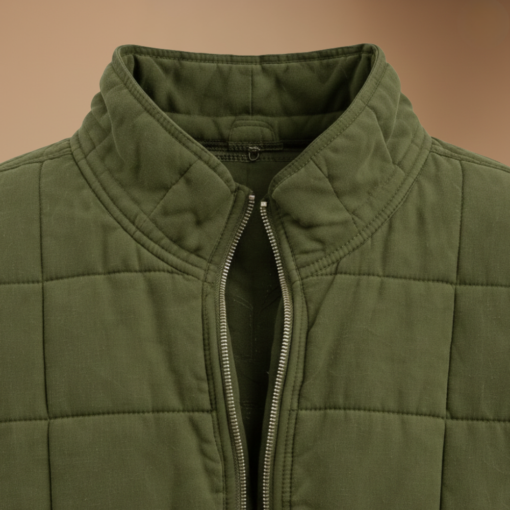 Women's casual zip-up puffer jacket Fashion Grand