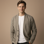 Men’s casual button up cardigan Fashion Grand