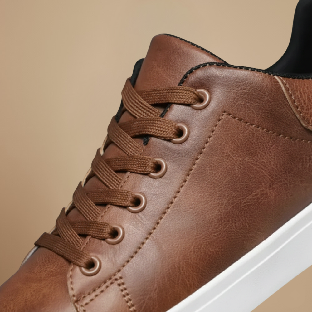 Men's lace up sneakers with flat sole Fashion Grand