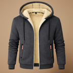 Casual Thick Fleece Lined Hoodie Jacket Fashion Grand