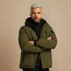 Puffer winter jacket for men - waterproof Fashion Grand
