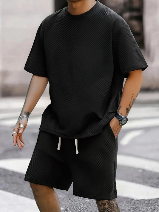 Men's Summer Short Sleeve Sport Set Fashion Grand