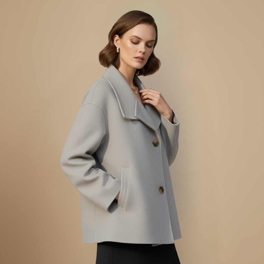 Double breasted oversized coat Fashion Grand