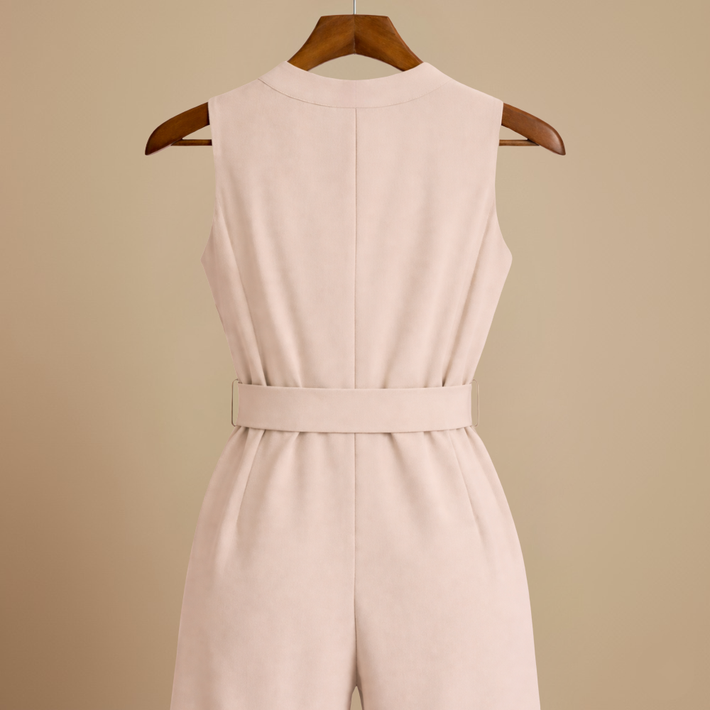 Women's Elegant Sleeveless Wrap Jumpsuit Fashion Grand