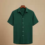 Casual Short Sleeve Button Up Summer Shirt Fashion Grand