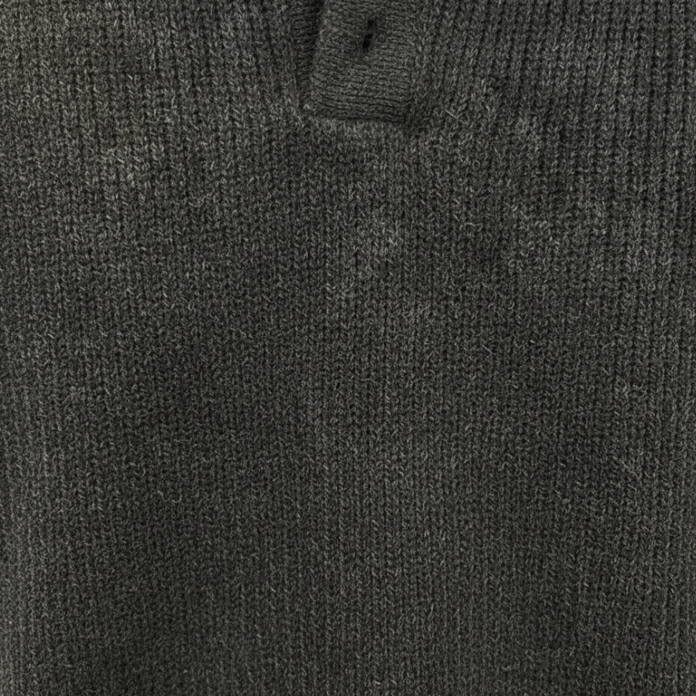 Men's polo collar knitted long sleeve pullover sweater Fashion Grand