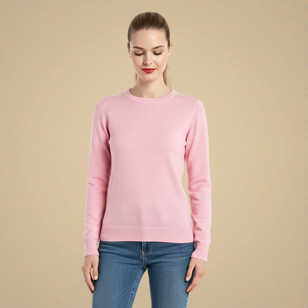 Slim Fit Long Sleeve Pullover Knitwear Top Fashion Grand