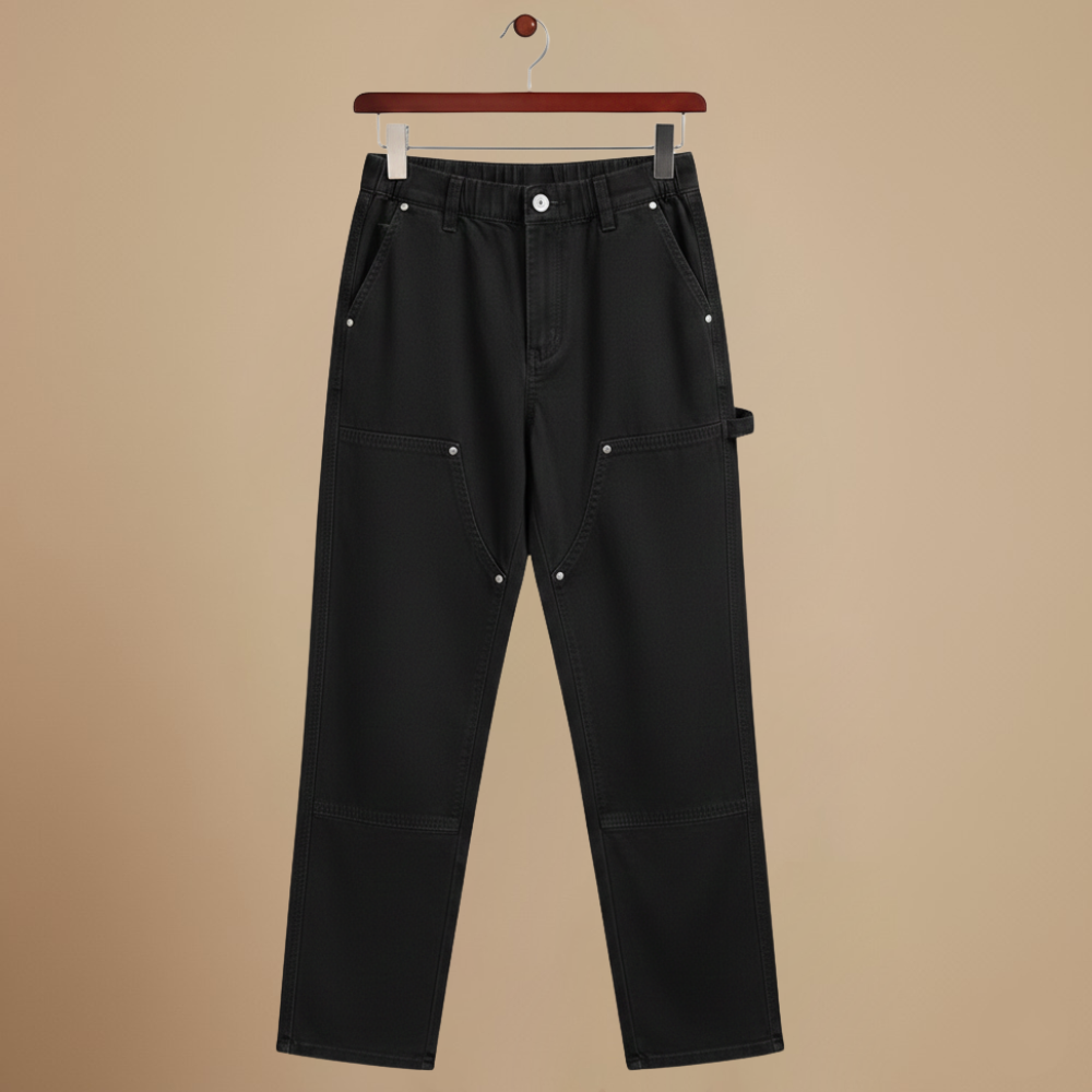 Women's casual minimalist denim pants Fashion Grand