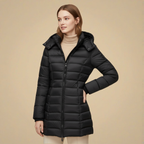 Slim Fit Hooded Long Winter Padded Coat Fashion Grand