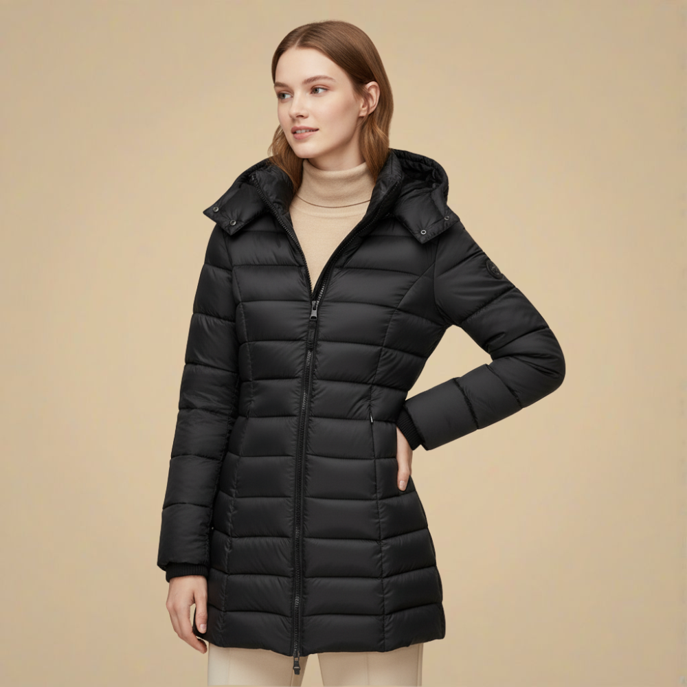 Slim Fit Hooded Long Winter Padded Coat Fashion Grand