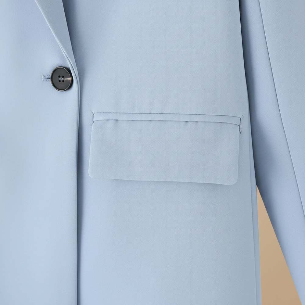 Women's Light Coloured Vintage Notched Lapel Blazer Fashion Grand