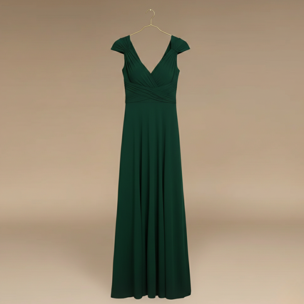 Women's convertible wrap evening gown dress Fashion Grand