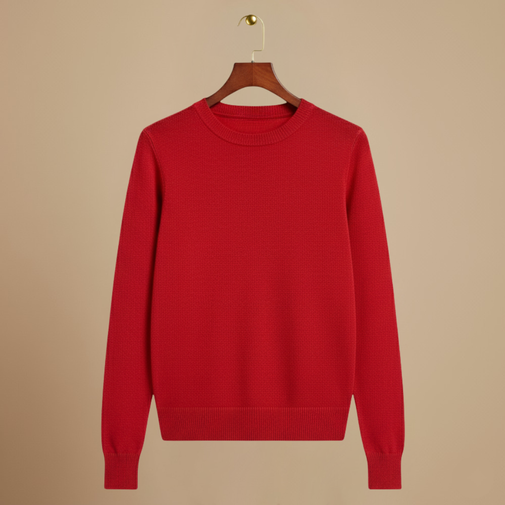 Slim Fit Long Sleeve Pullover Knitwear Top Fashion Grand