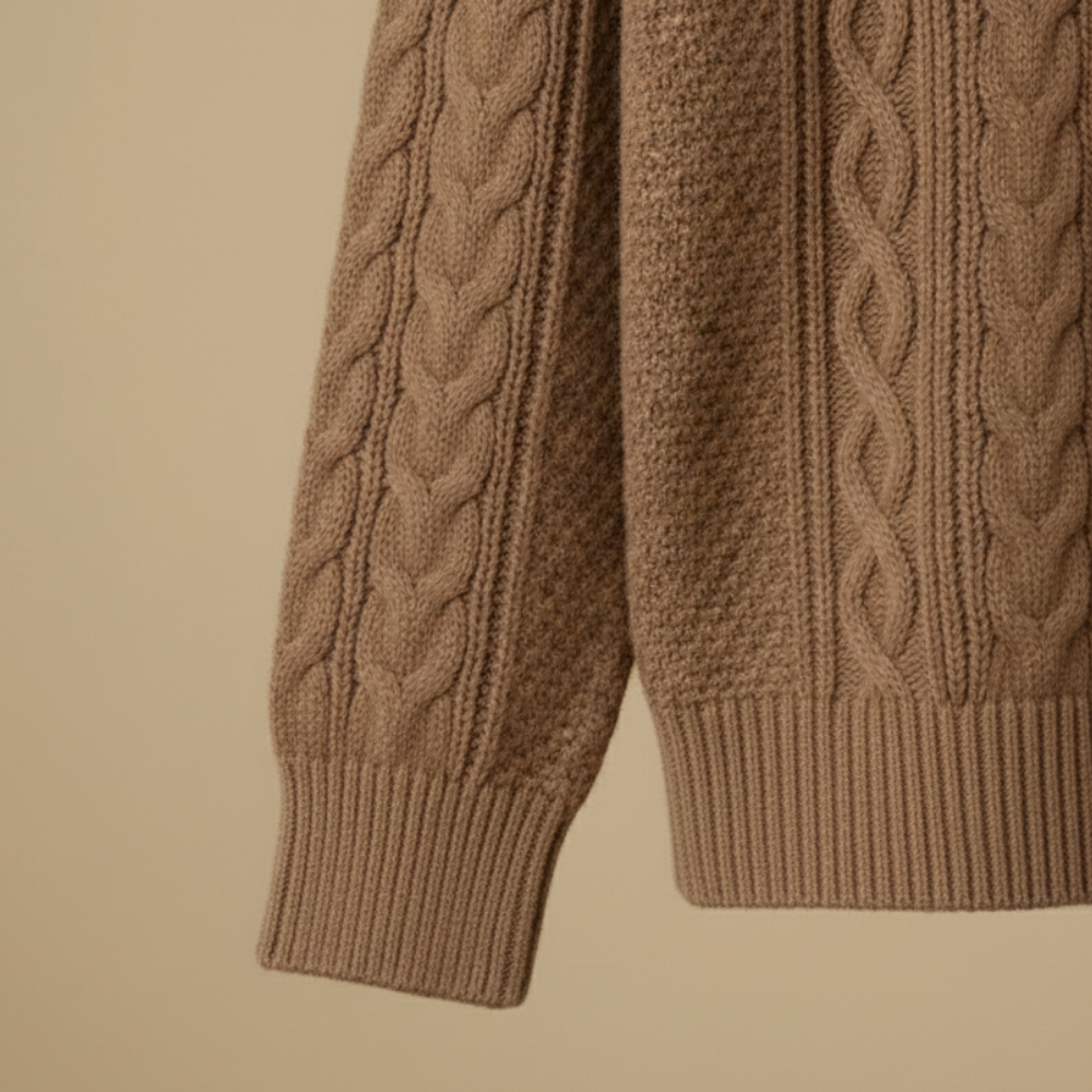 Men's casual o-neck knitted pullover jumper Fashion Grand