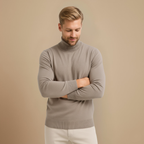 High Neck Pullover Winter Sweater Layering Essential Fashion Grand