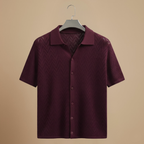 Men's short sleeved geometric design polo shirt Fashion Grand
