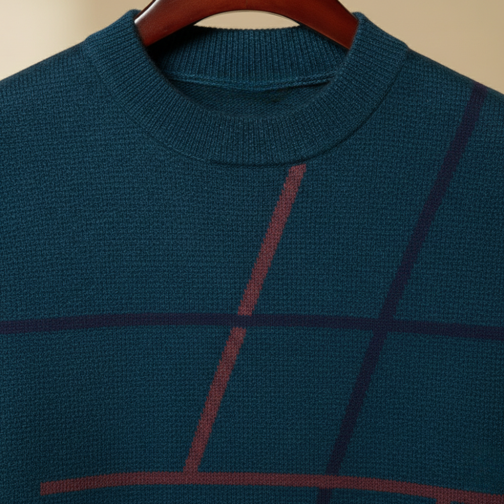 Men’s long sleeve graphic pattern sweater Fashion Grand