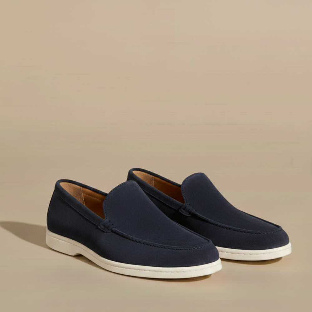 Men's casual classic loafers white contrast sole Fashion Grand