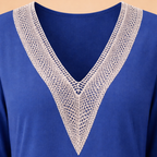 Women's mid-length v-neck summer dress Fashion Grand