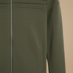 Men’s slim fit zip with long sleeves jacket Fashion Grand