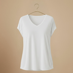 Women's casual v-neck short-sleeve t-shirt Fashion Grand