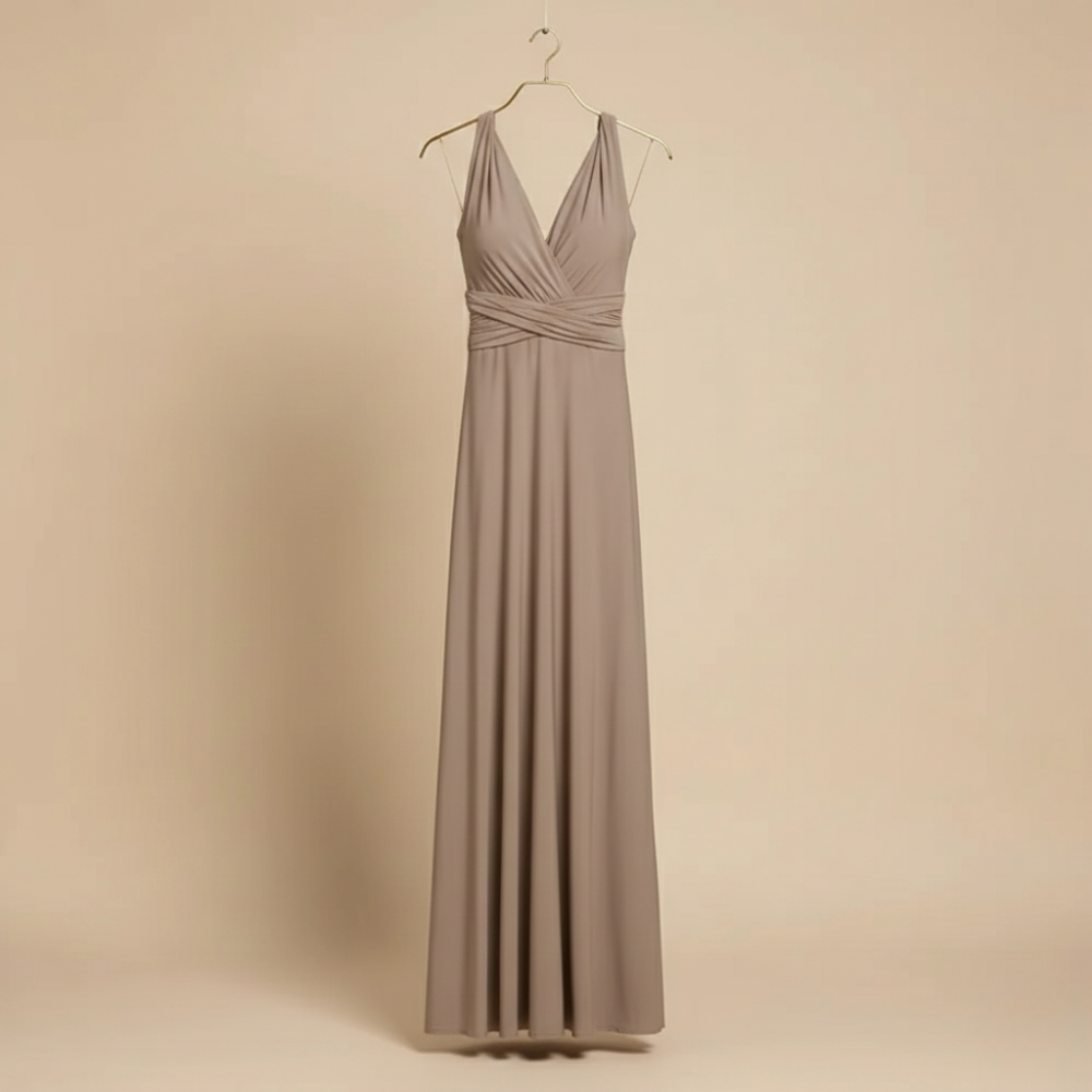 Women's convertible wrap evening gown dress Fashion Grand
