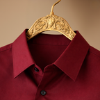 Men's long sleeve button-down wrinkle-free shirt Fashion Grand