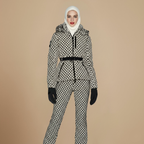 Thick Puffer Coat Long Belted Winter Jacket Fashion Grand