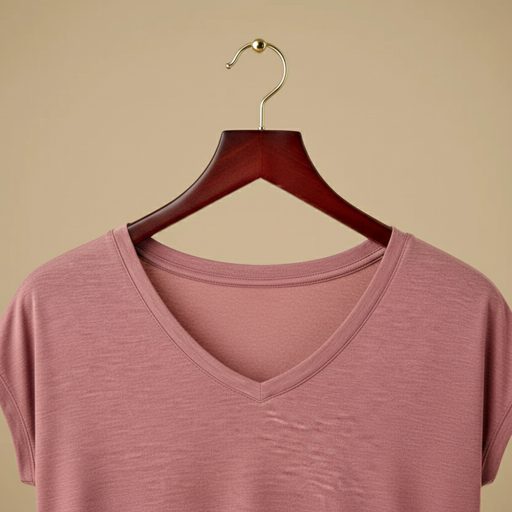 Women's casual v-neck short-sleeve t-shirt Fashion Grand