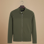 Men’s slim fit zip with long sleeves jacket Fashion Grand