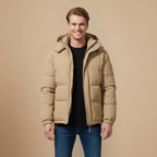 Men's Oversized Hooded Fleece Winter Parka Fashion Grand