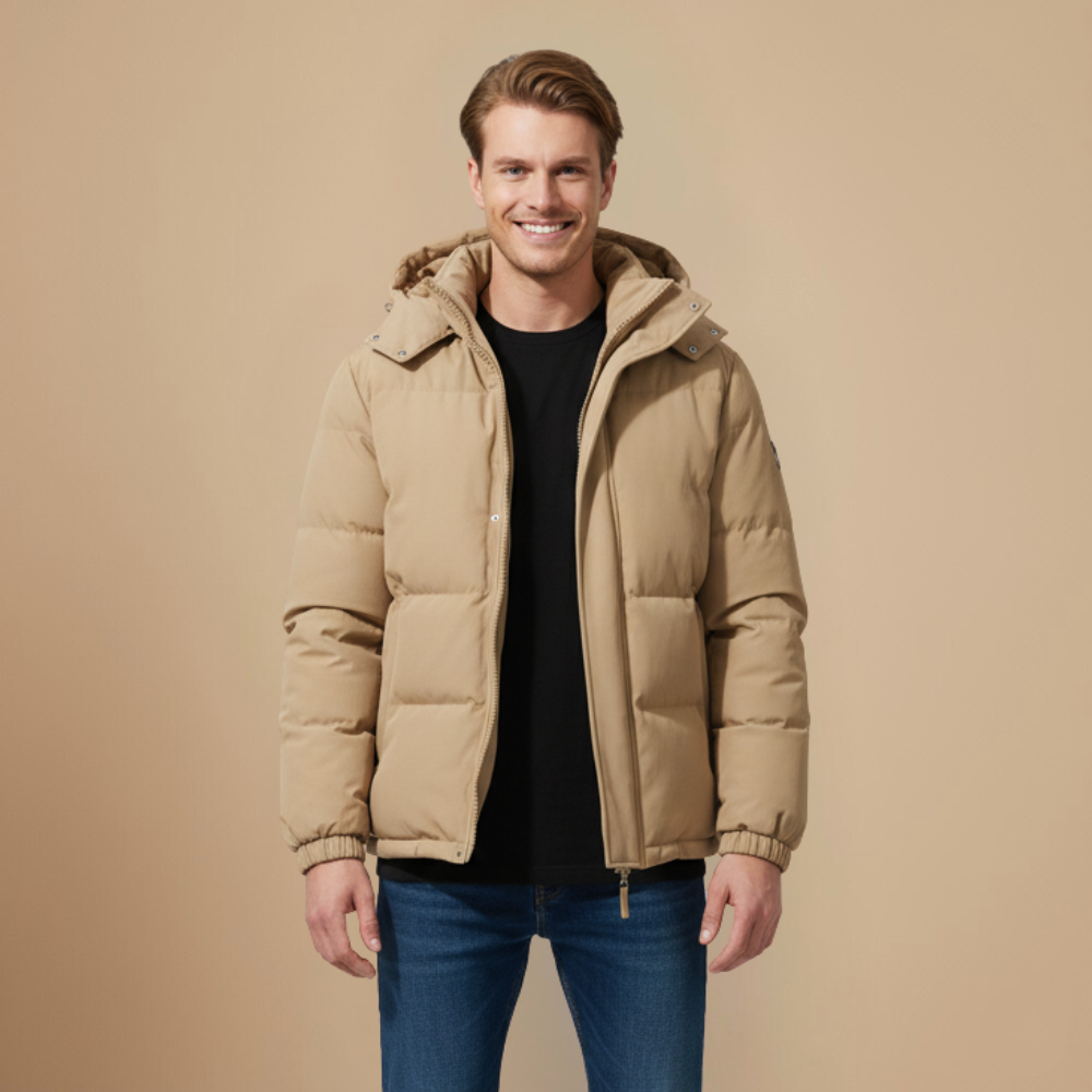 Men's Oversized Hooded Fleece Winter Parka Fashion Grand