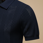 Men's v-neck collar short sleeve polo shirt Fashion Grand