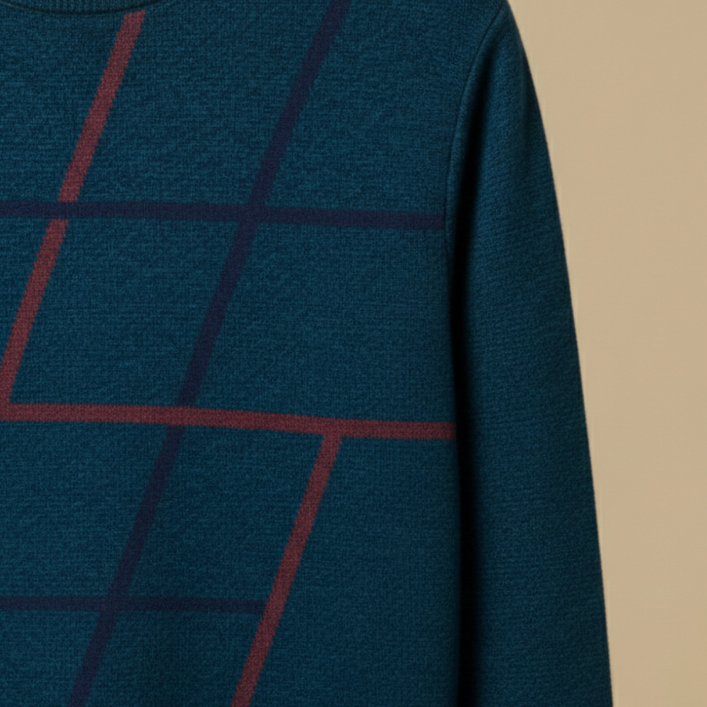 Men’s long sleeve graphic pattern sweater Fashion Grand