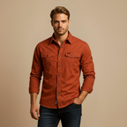 Tactical Cargo Loose Long Sleeve Shirt Fashion Grand