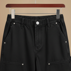 Women's casual minimalist denim pants Fashion Grand