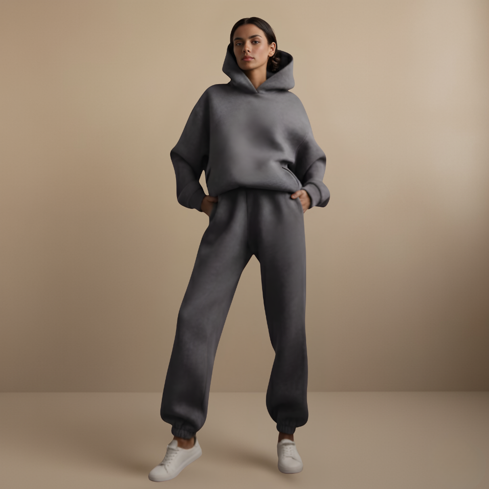 Comfortable hoodie and jogger set Fashion Grand