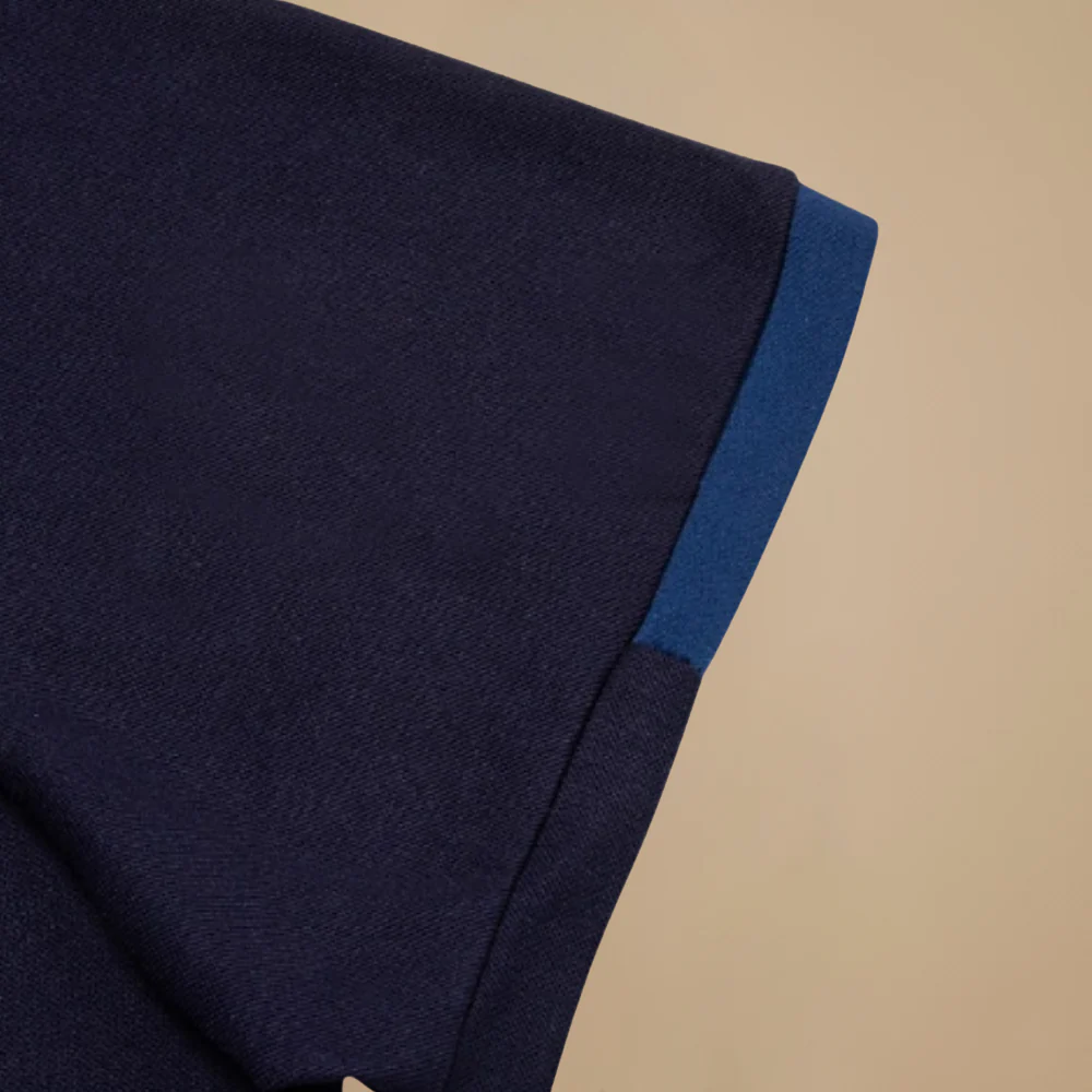 Men's short-sleeved polo shirt with slim fit and refined look Fashion Grand