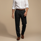 Men's breathable straight fit trousers for easy everyday wear Fashion Grand