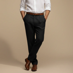 Men's breathable straight fit trousers for easy everyday wear Fashion Grand