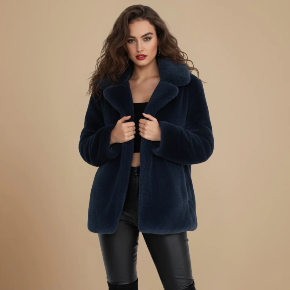 Ladies Classic Soft Touch Winter Coat Fashion Grand