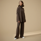 Women’s Chunky Knit Two Piece Set Fashion Grand