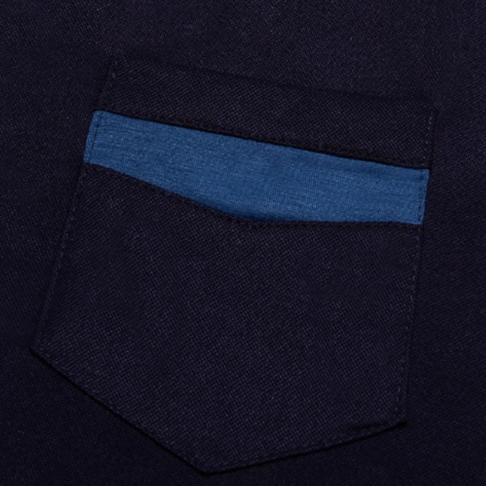 Men's short-sleeved polo shirt with slim fit and refined look Fashion Grand