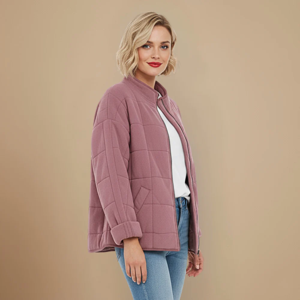 Women's Padded Jacket Casual Quilted Style Fashion Grand