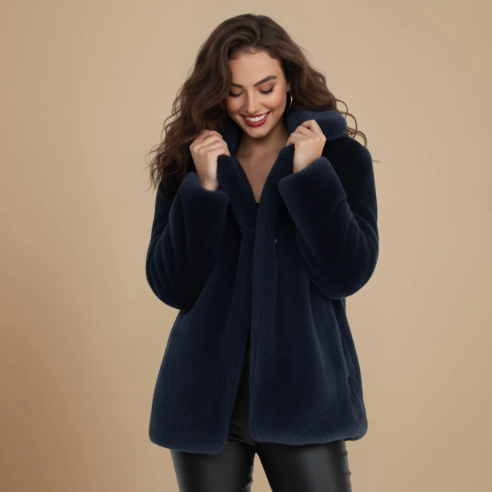 Ladies Classic Soft Touch Winter Coat Fashion Grand