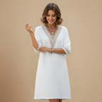 Women's Mid-Length V-Neck Summer Dress Fashion Grand